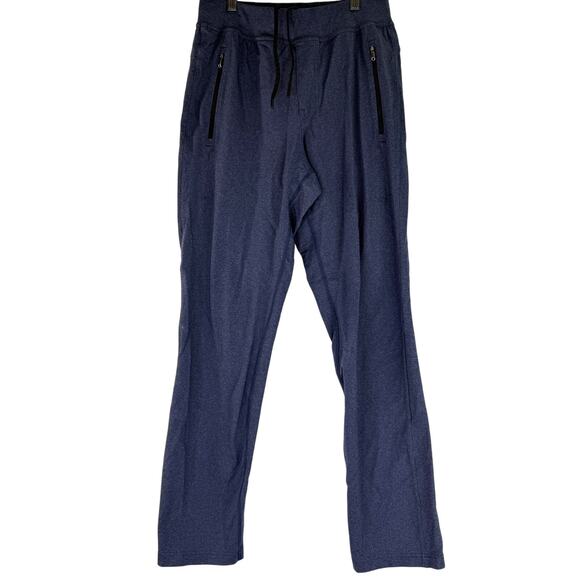 Lululemon Men's Heathered Blue Discipline Sweat Pants Size Medium - Picture 1 of 6